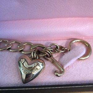 Juicy Couture puffy heart bracelet